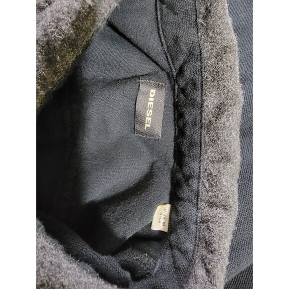 Diesel Men's Wool Black Polo Shirt - XL - Picture 7 of 8